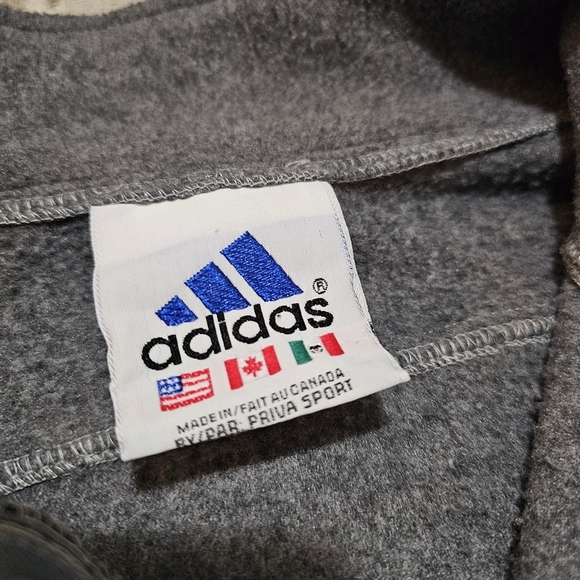 Vintage Adidas Fleece Quarter Zip Jacket - Picture 4 of 5
